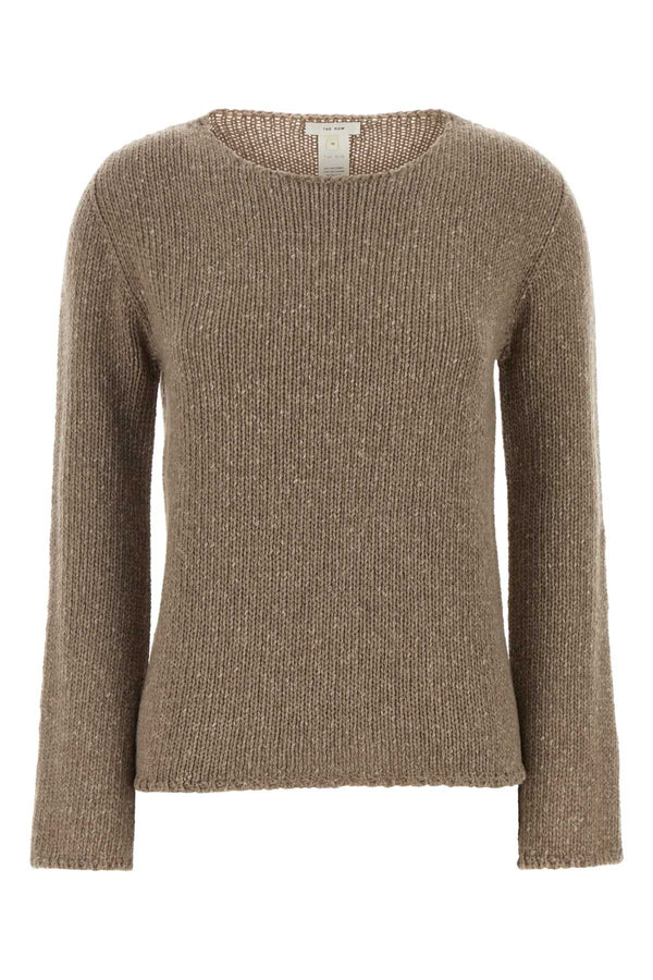 The Row 100% Cashmere sweater in beige