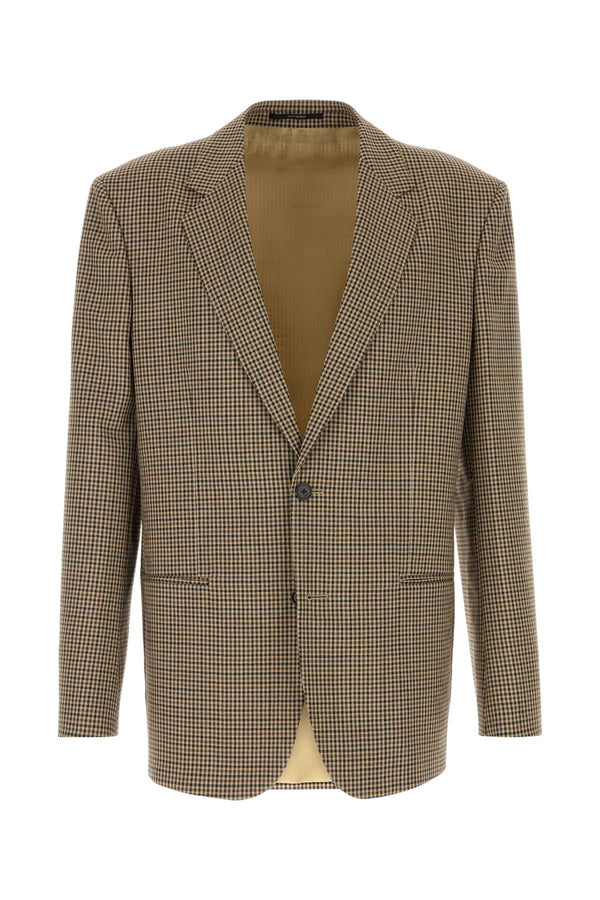 Gucci Jacket Exterior: 100% Wool; Lining: 100% Cupro blazer in beige
