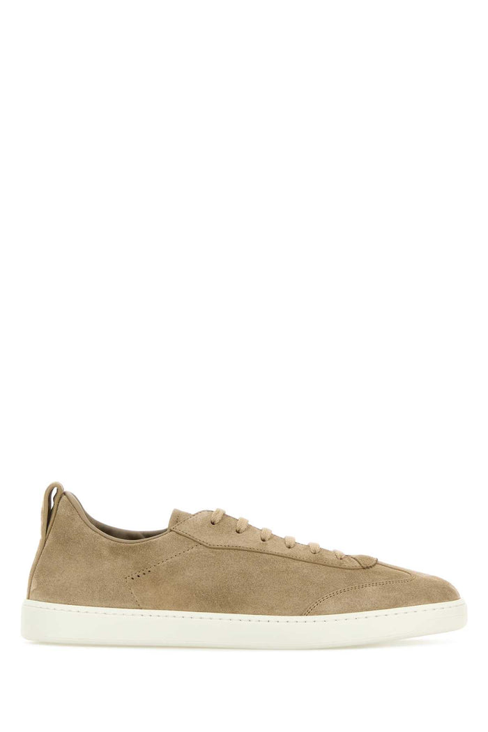 Beige Suede Rushden Sneakers Desert