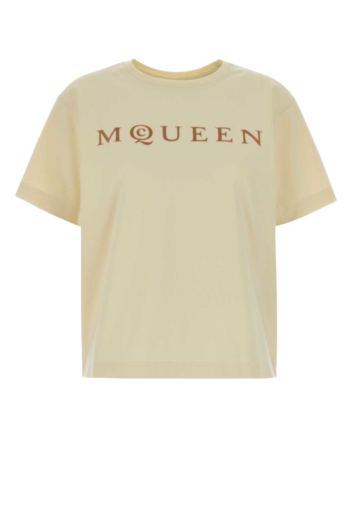 Cream Cotton T-Shirt Gesso Tcottonrcotton