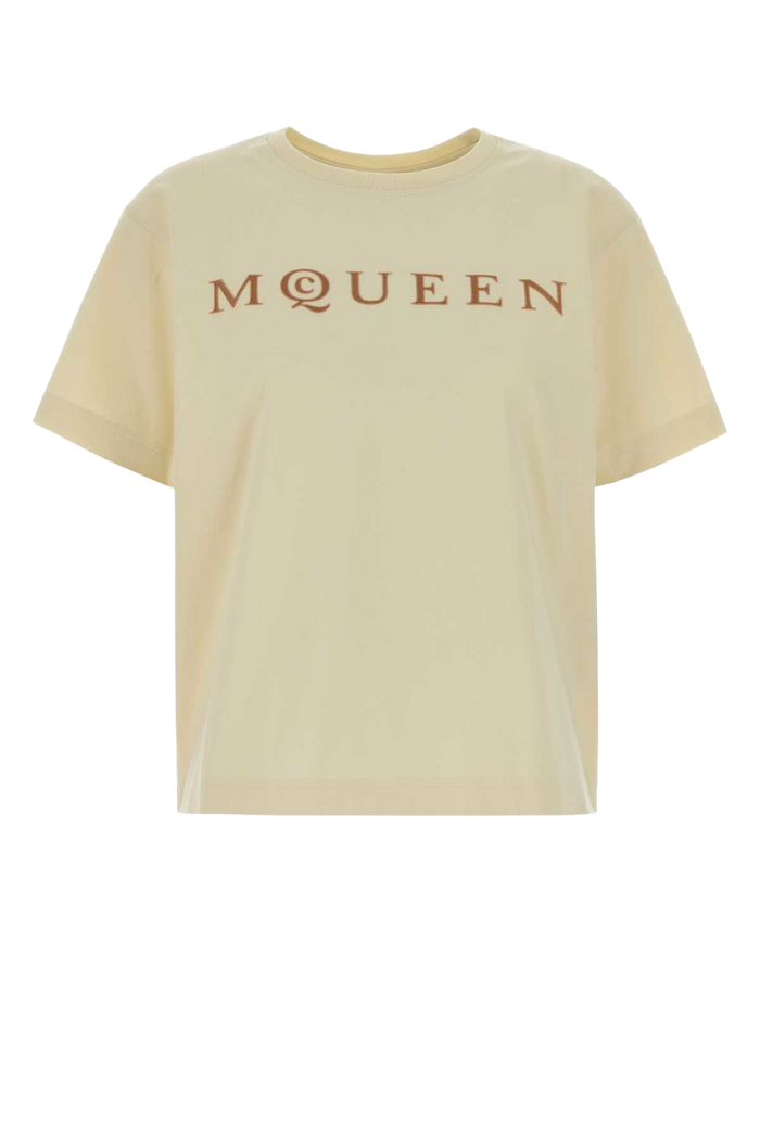 Cream Cotton T-Shirt Gesso Tcottonrcotton