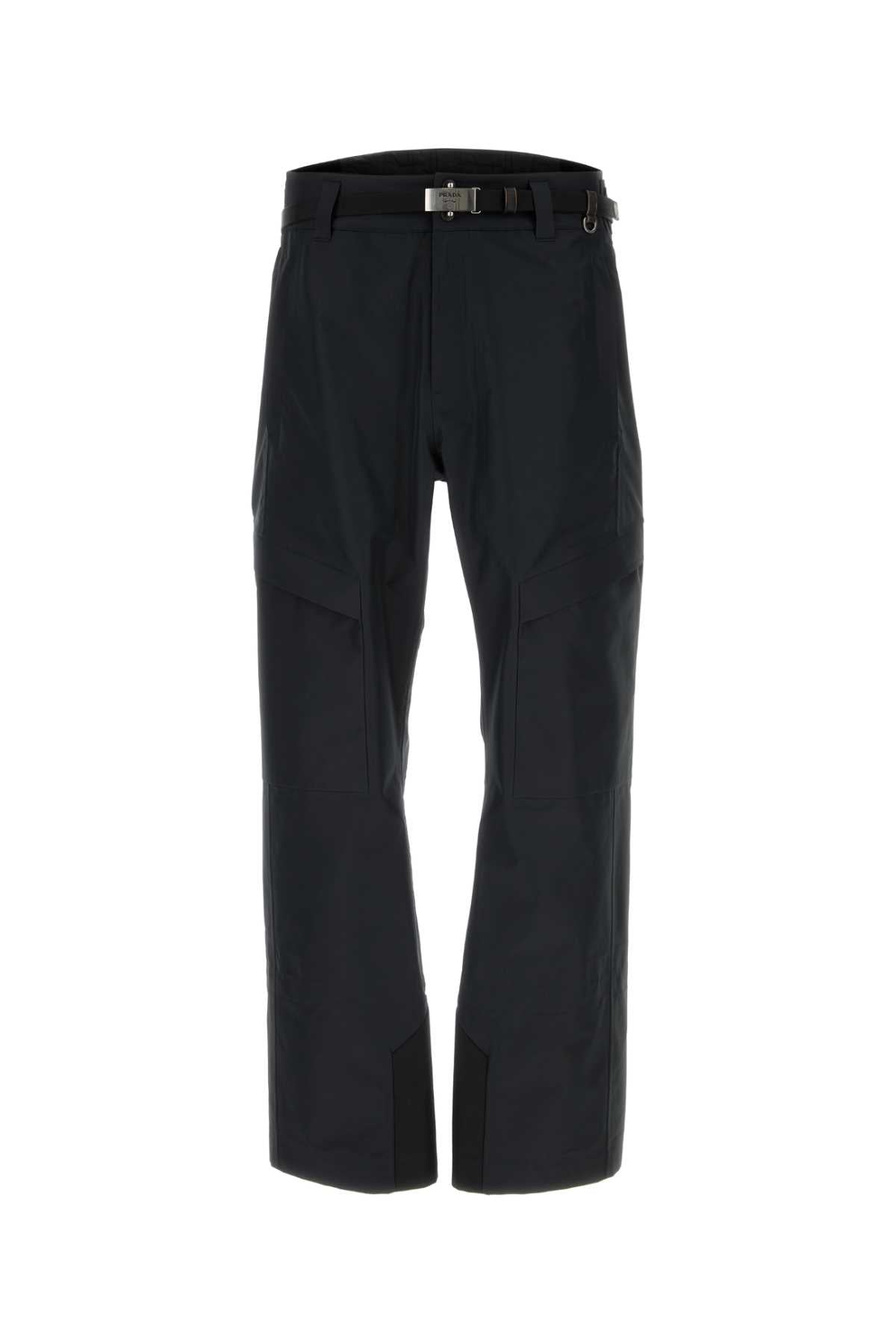 Black Polyester Pant Nero Exterior: Pantaloni