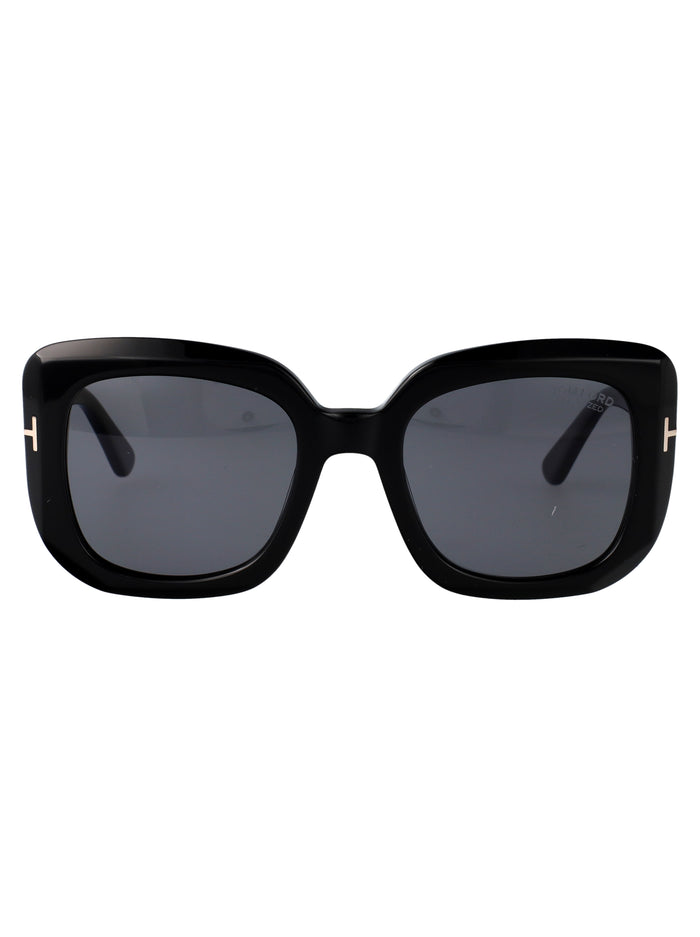 Carla-02 Nero Lucido / Fumo Polar Acetate Sunglasses