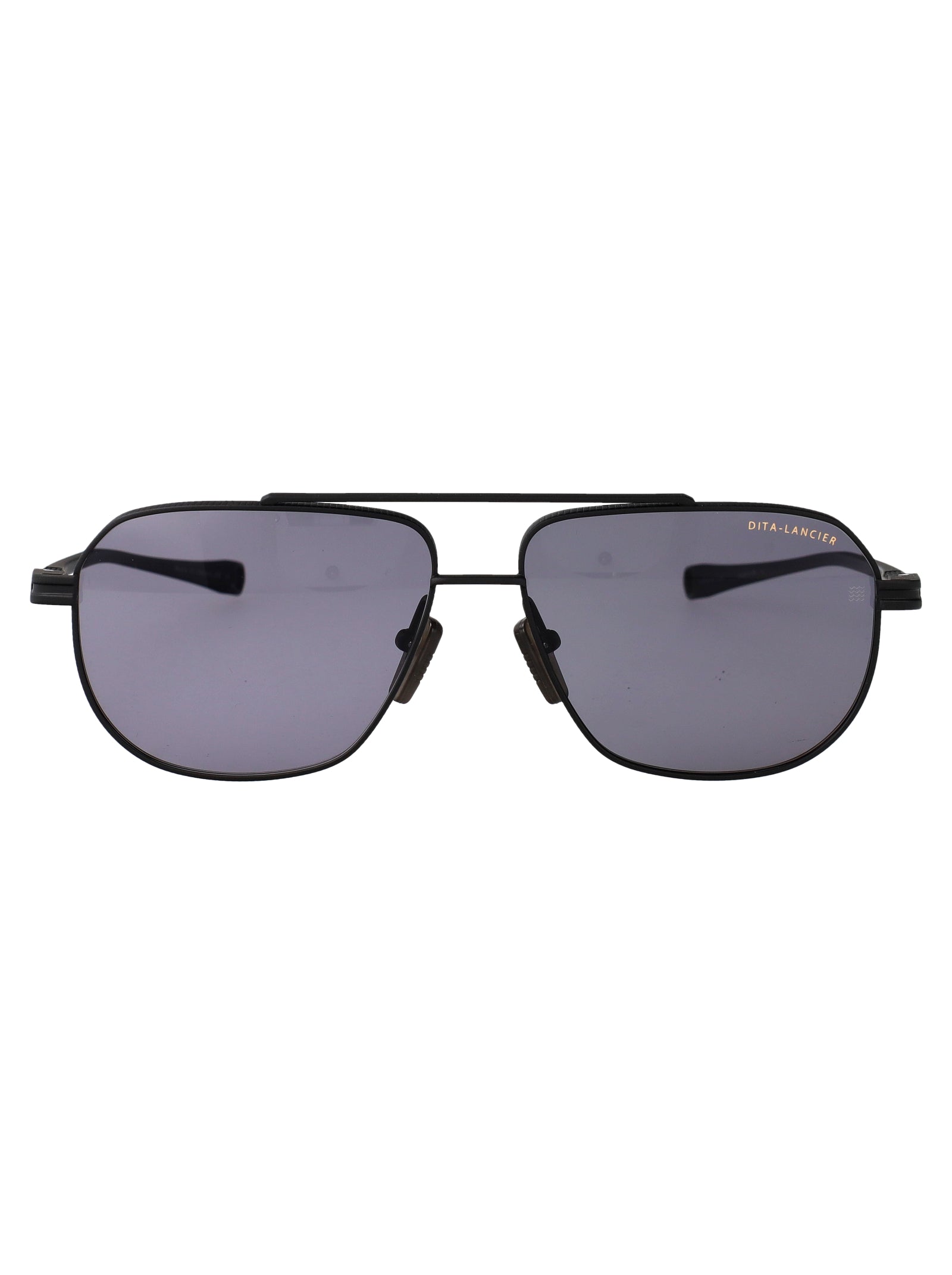 Dls424-A-03 03 Matte Black Metal Sunglasses
