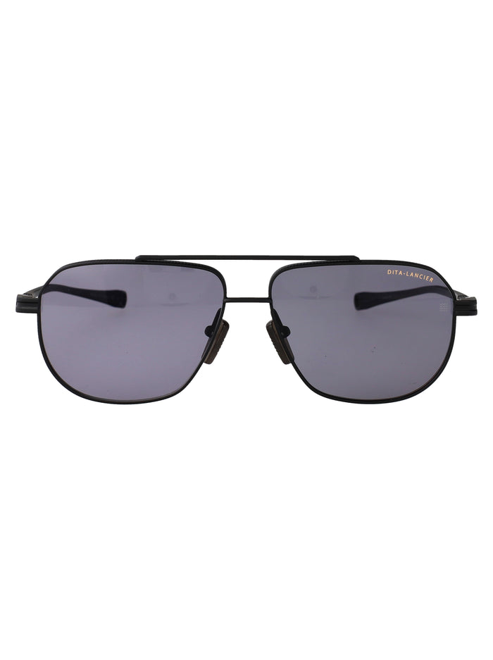 Dls424-A-03 03 Matte Black Metal Sunglasses