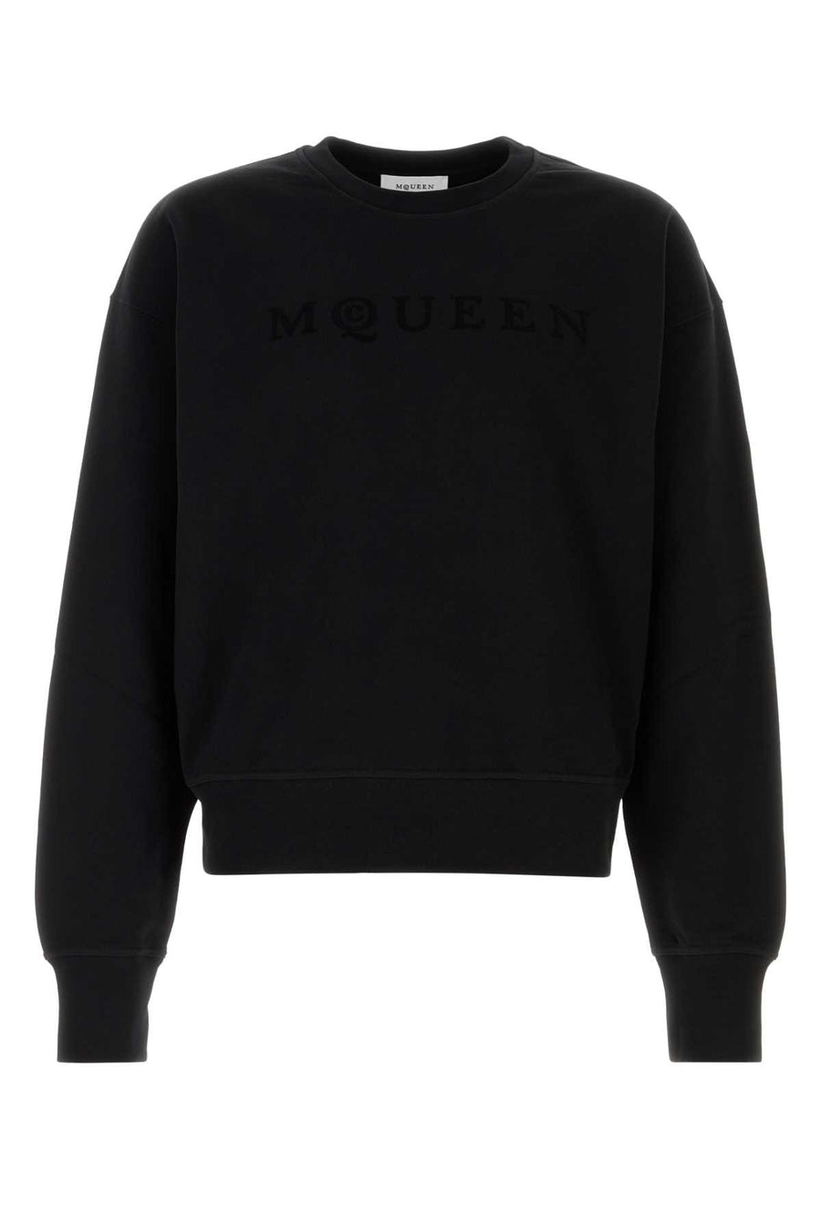 Alexander McQueen Print Cotton sweatshirt in black