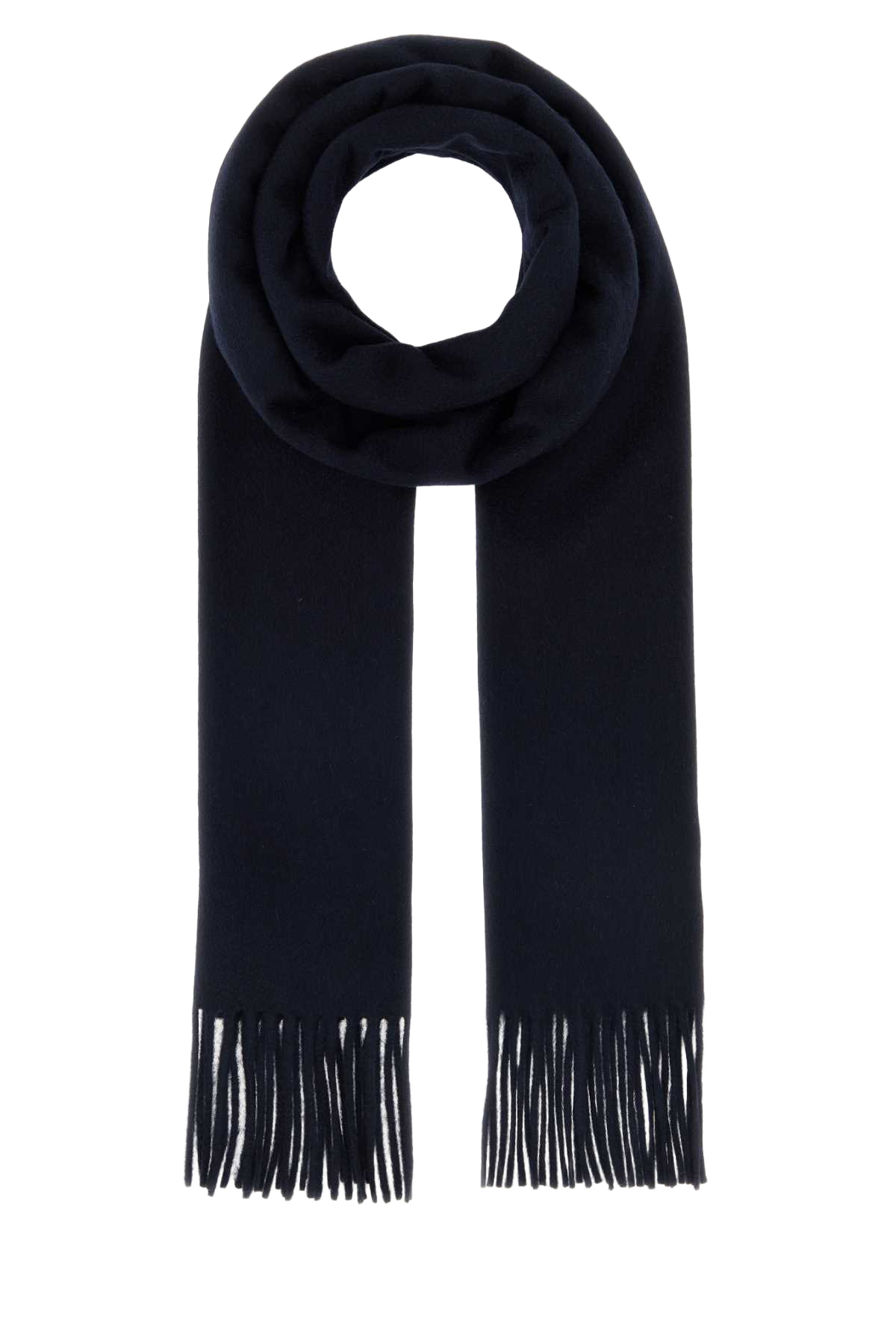 Midnight Blue Cashmere Dalia Scarf Blu Marino Exterior: Sciarpe E Foulard