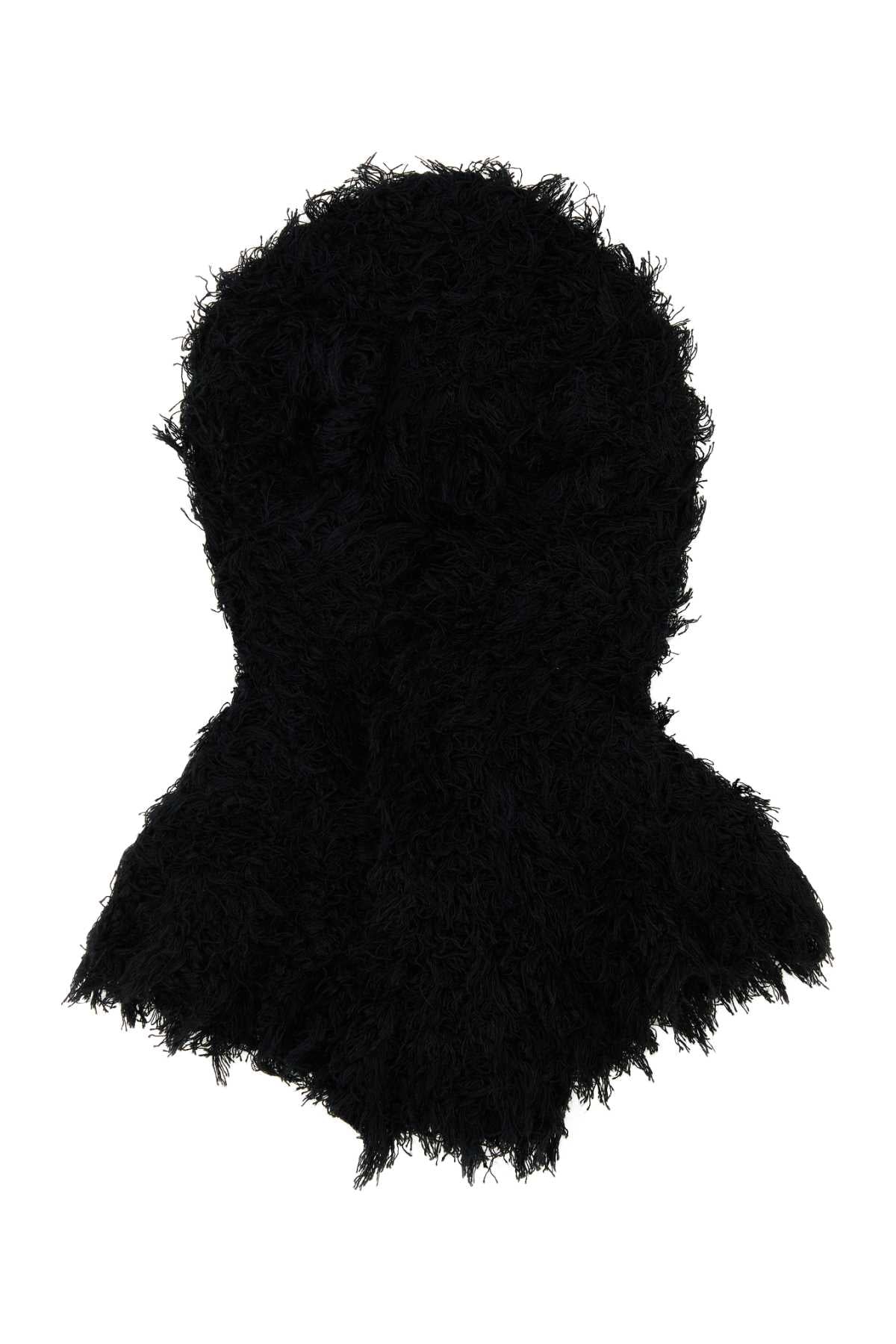Black Silk Carla Balaclava Jetblack Exterior: Cuffie