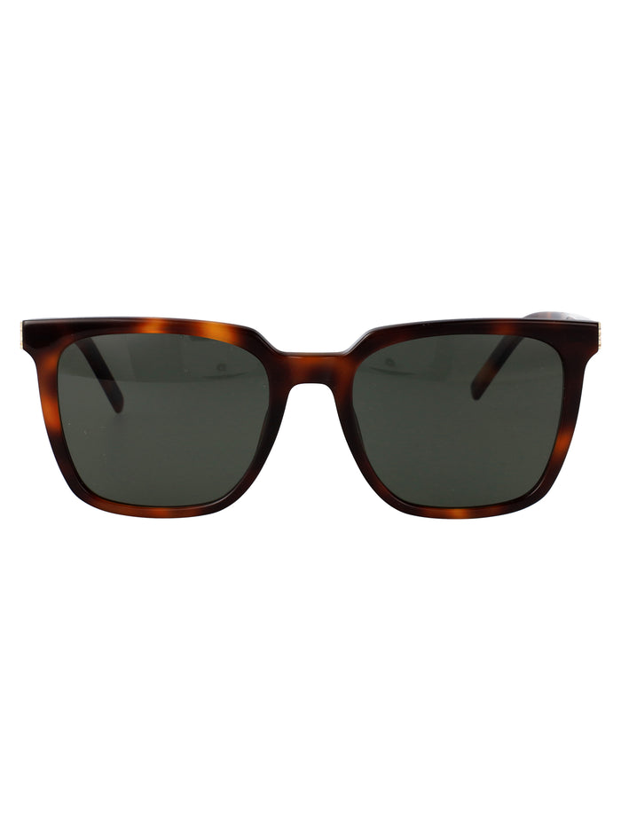 Sl M146 003 Havana-havana-grey Recycled Acetate Sunglasses