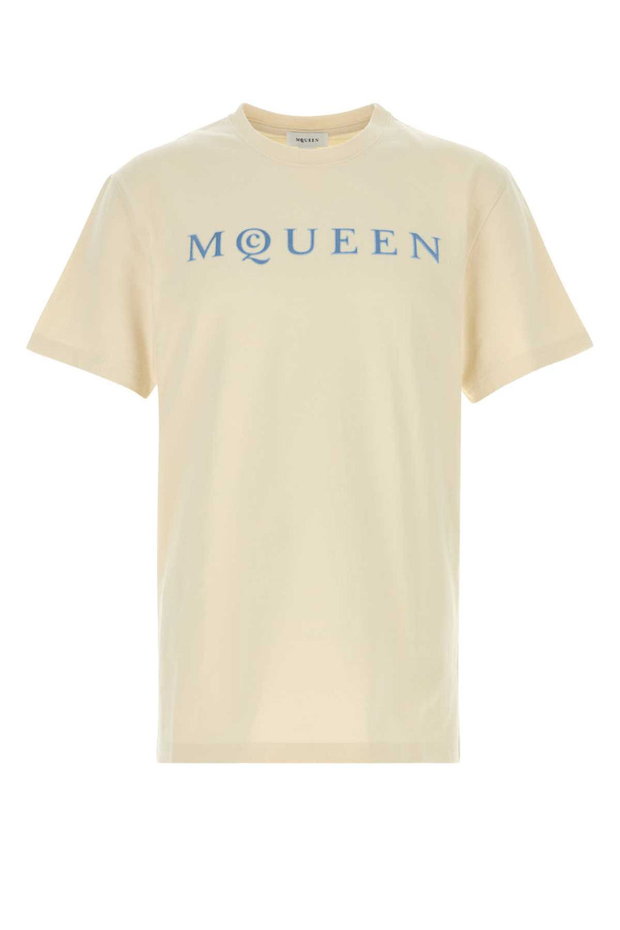 Alexander McQueen 100% Cotton t-shirt in beige