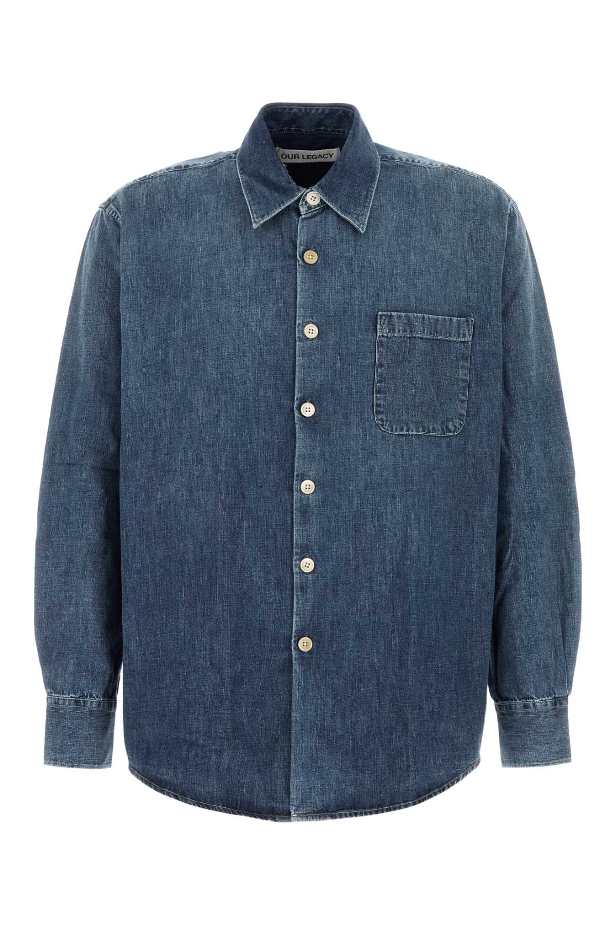 Denim Oversize Shirt Whatever Wash Exterior: Cotton Camicie