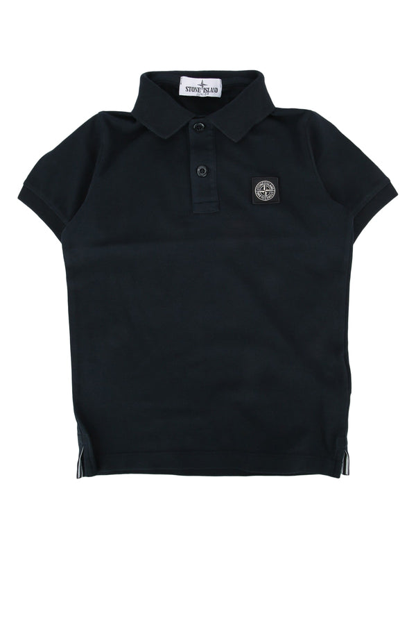 Stone Island Kids Polo 95% Cotton polo in navy