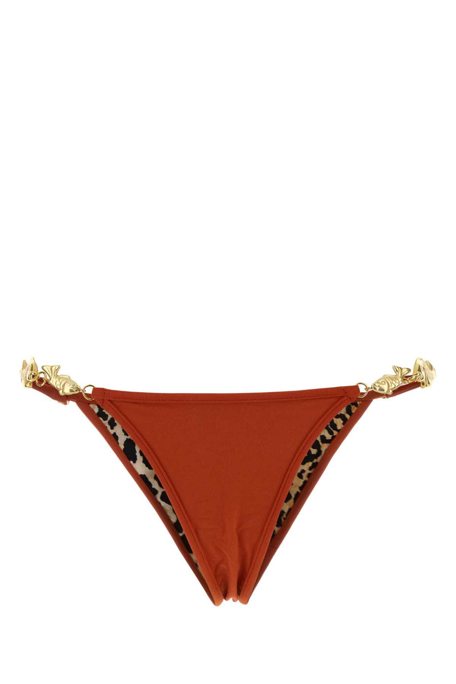 Reina Olga Exterior: 78% Nylon 22% Elastane; Lining: 78% Nylon 22% Elastane bikini bottom in red