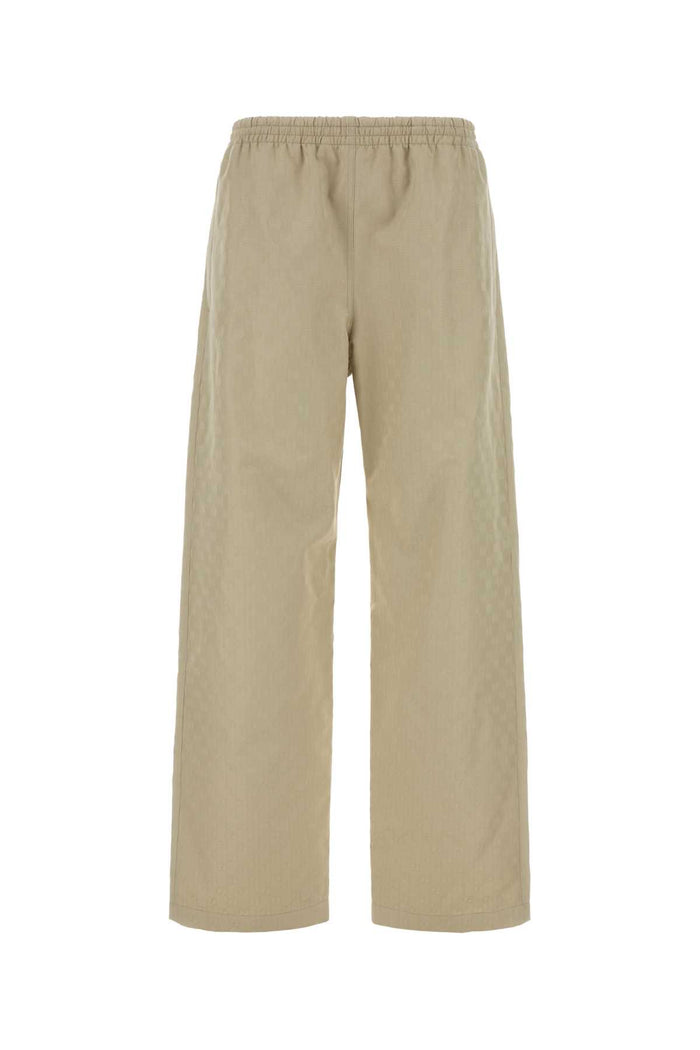 Ecru Exterior: Cotton Pantaloni