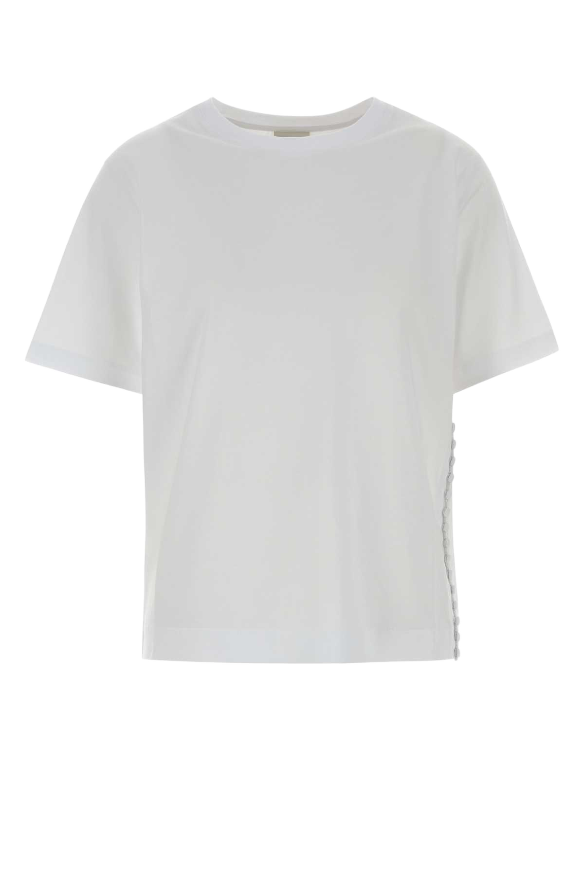 White Cotton Heydu T-Shirt Exterior