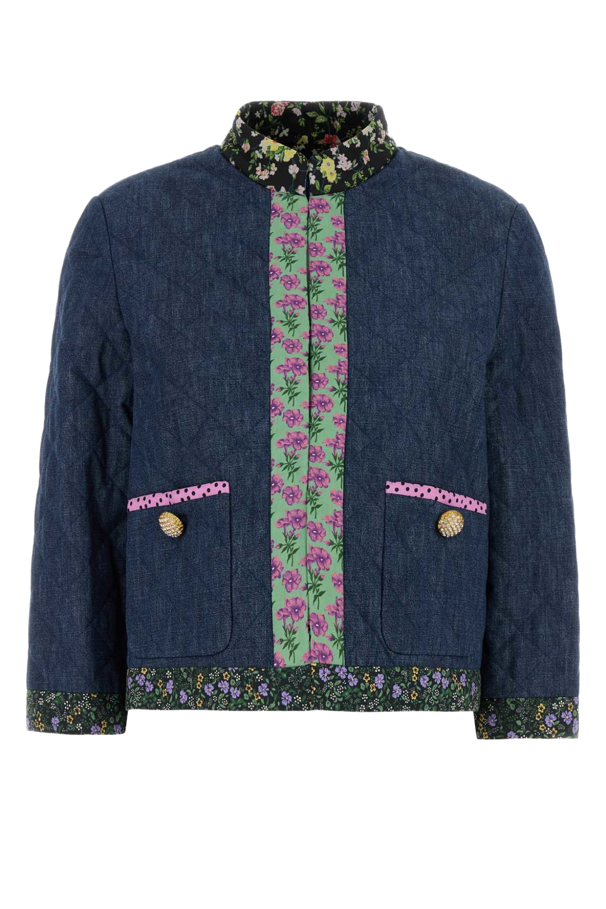 Blue Chambray Blazer Blumedio Giacche E Gilet