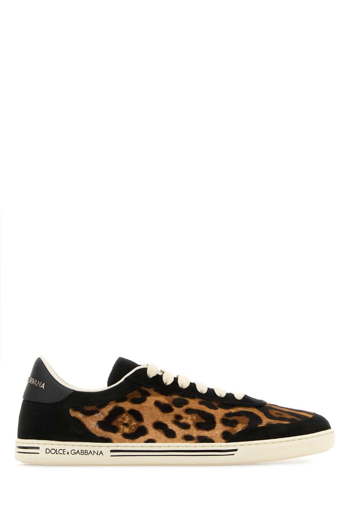Printed Calf Hair Saint Tropez Light Sneakers Leofnaturale