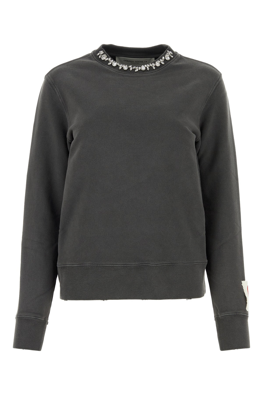 Golden Goose Deluxe Brand Regular Fleece jersey sweatshirt in gray