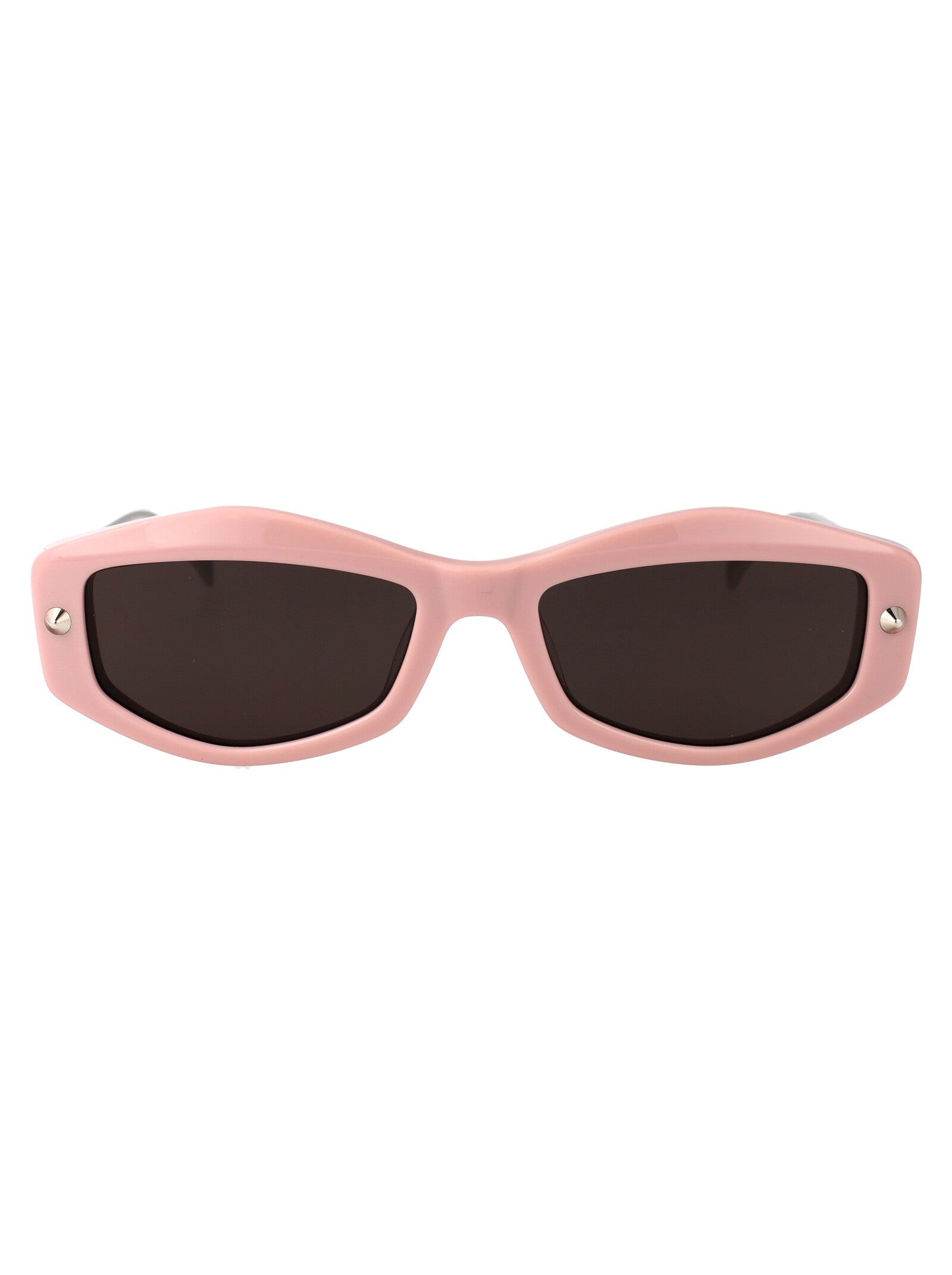 Am0482s 003 Pink-silver-grey Metal Sunglasses