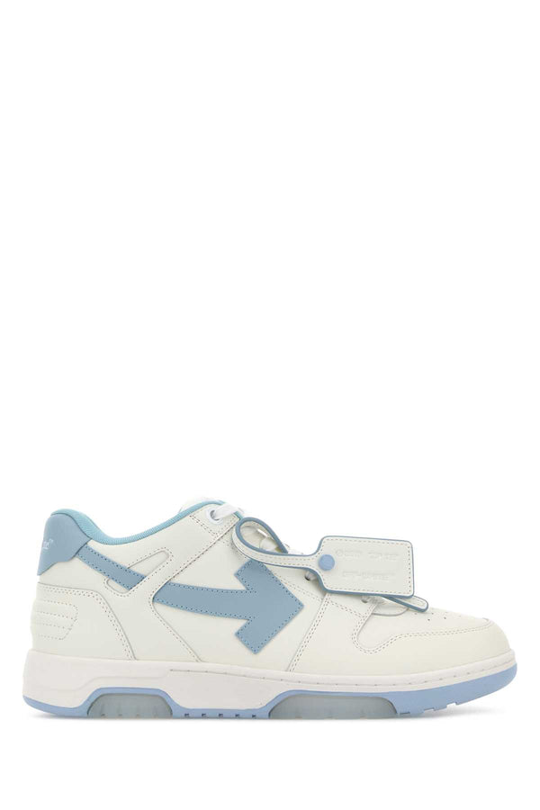 Off-White Exterior: 100% Leather sneaker in white