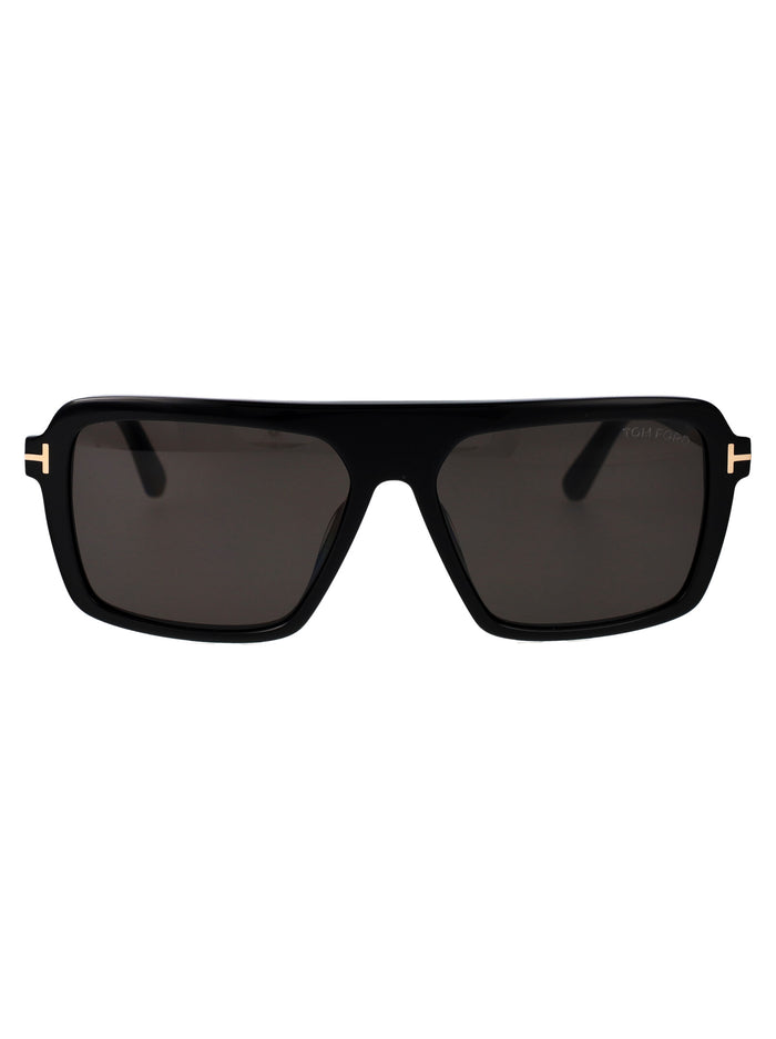 Vincent Nero Lucido / Fumo Acetate Sunglasses