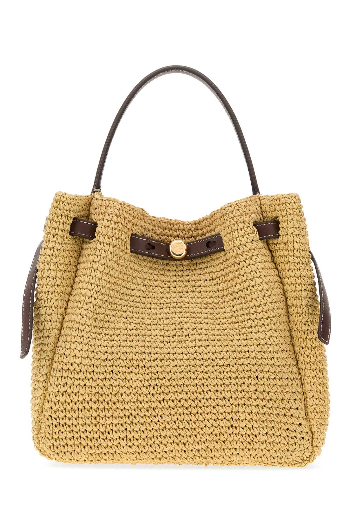 Raffia Romy Bucket Bag Natural Borse A Secchiello