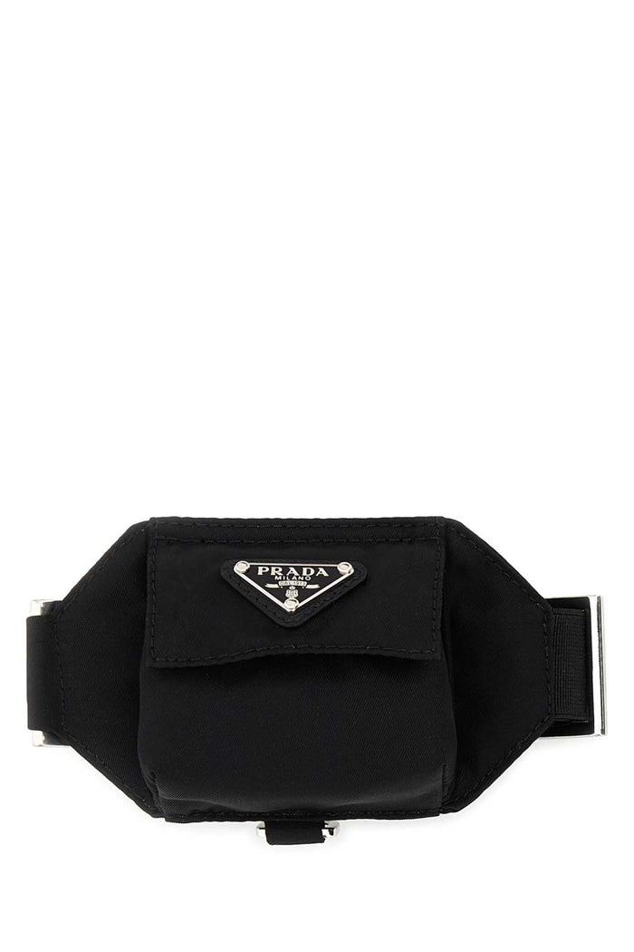 Black Nylon Cuff Nero Poliammide Riciclata Portachiavi