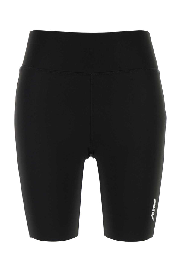 Autry Shorts 88% Polyester shorts in black