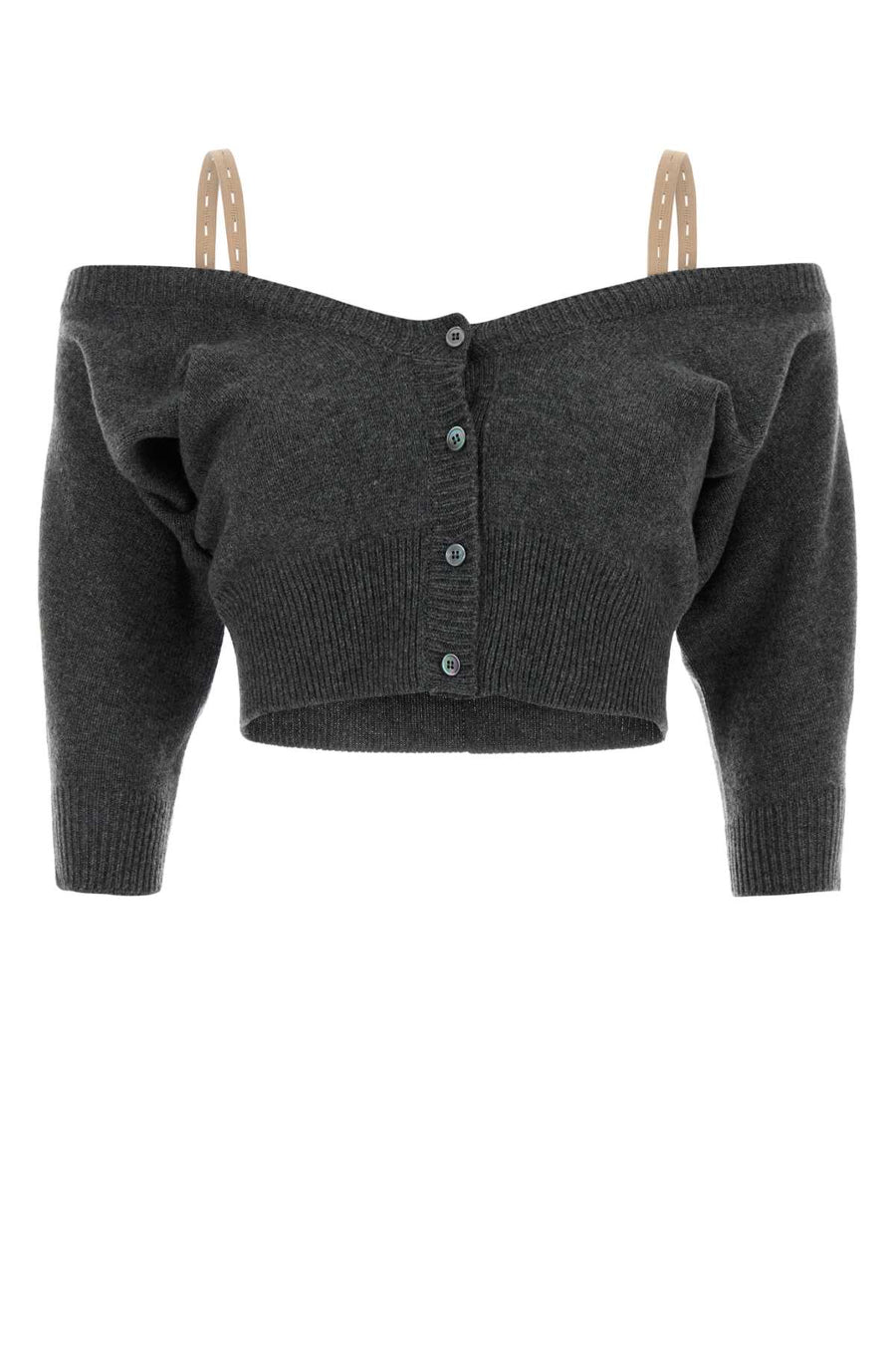 Miu Miu 100% Cashmere cardigan in gray