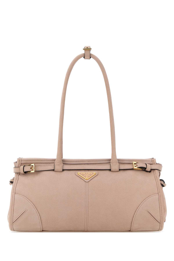 Prada Mano Exterior: 100% Leather shoulder bag in pink