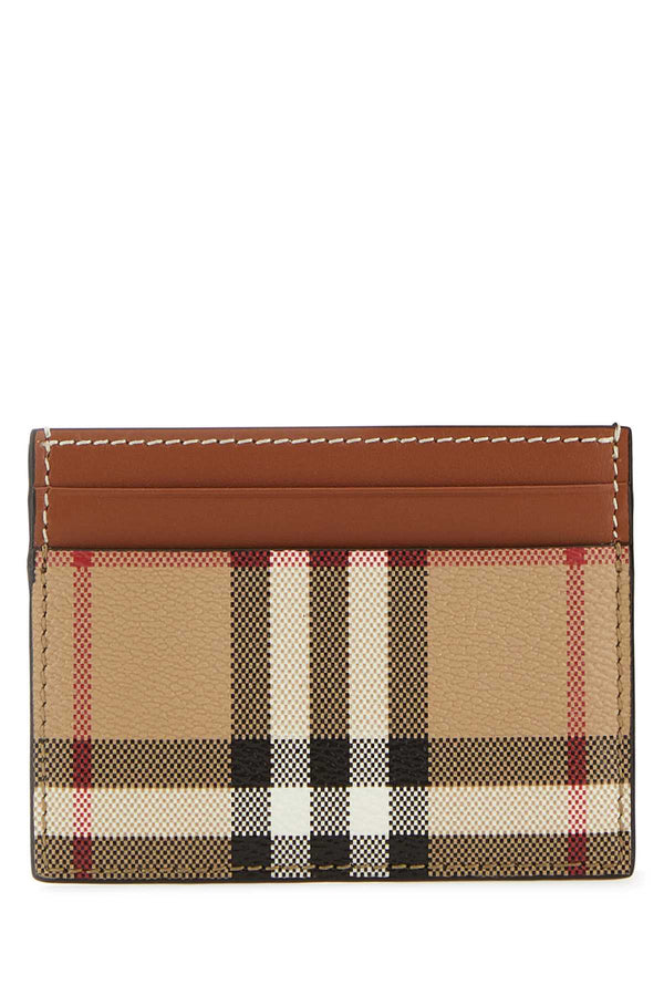 Burberry 69% Polyurethane card case in beige