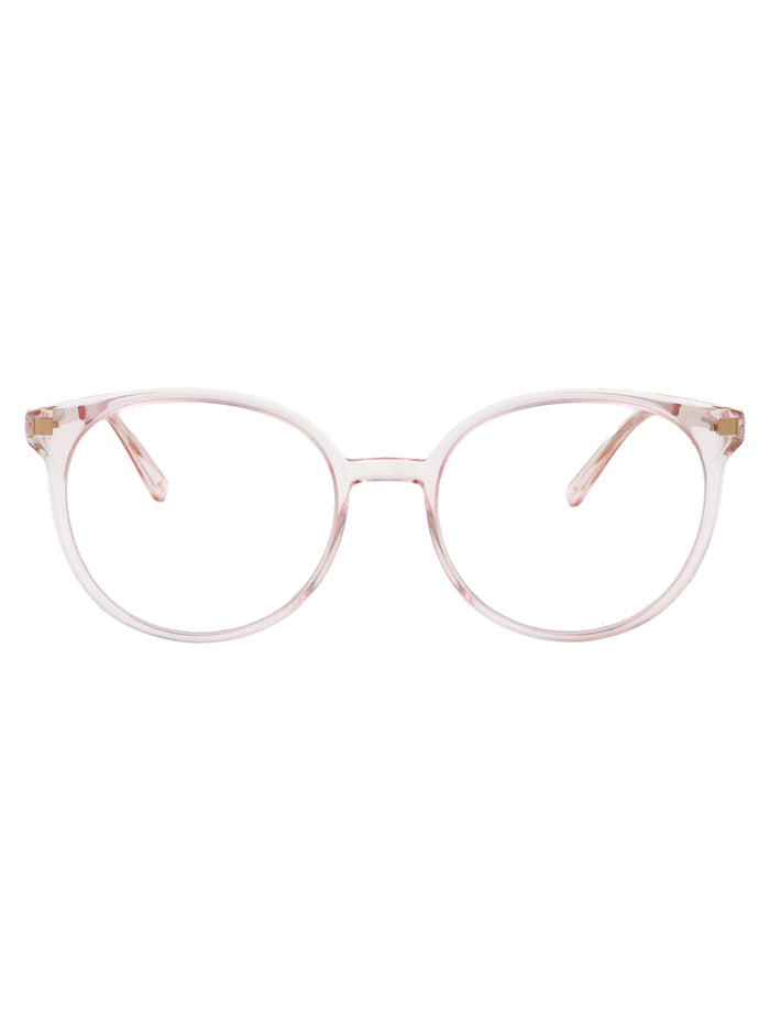 Julla C20-rose Water/champagne Gold Steel + Acetate Optical