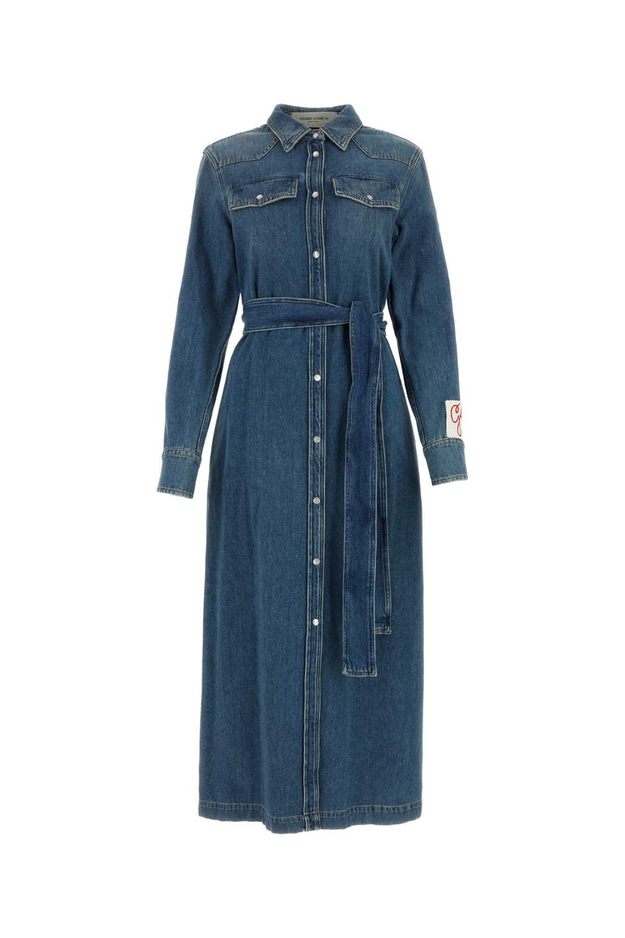 Golden Goose Deluxe Brand 100% Cotton dress in blue