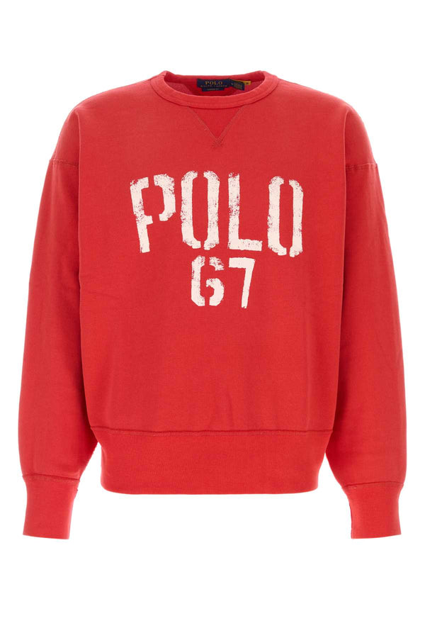 Polo Ralph Lauren 84% Cotton sweatshirt in red