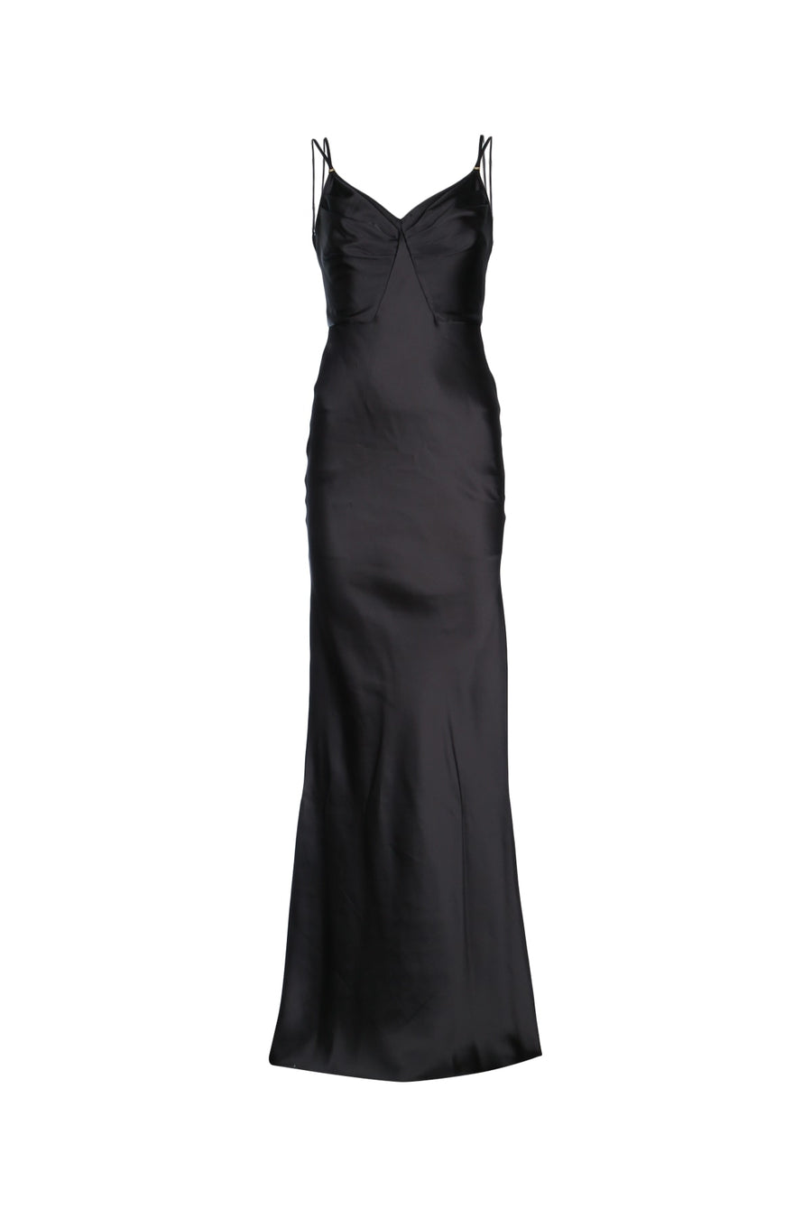 Elisabetta Franchi Lungo 97% Polyester dress in black