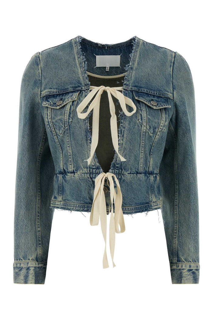 Denim Jacket Iceblue Exterior: Cotton Giubbini