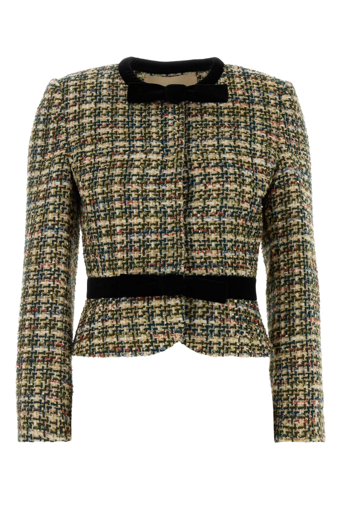 Multicolor Tweed Blazer Multicolor. Giacche E Gilet