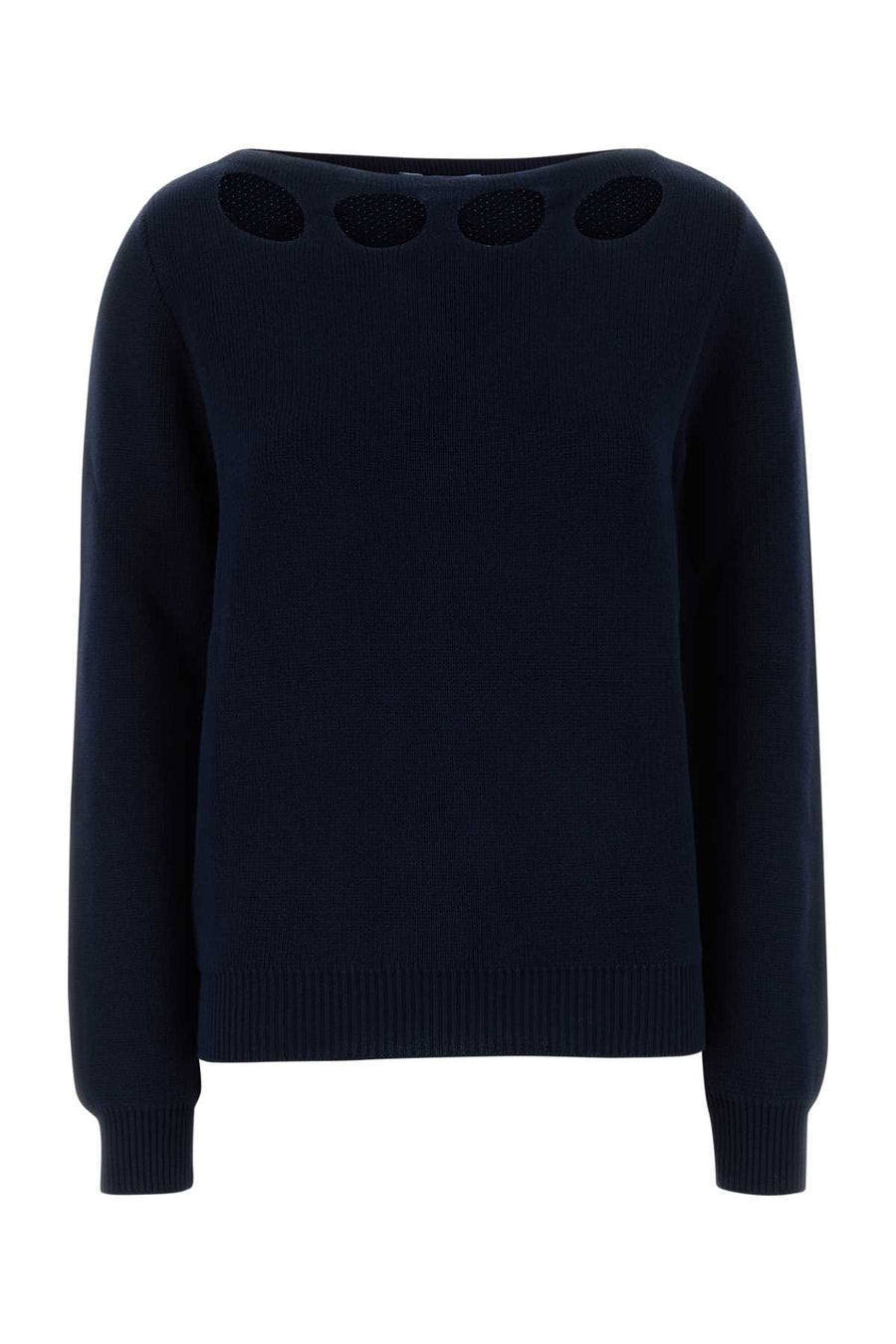 Prada Barca 100% Cotton sweater in navy