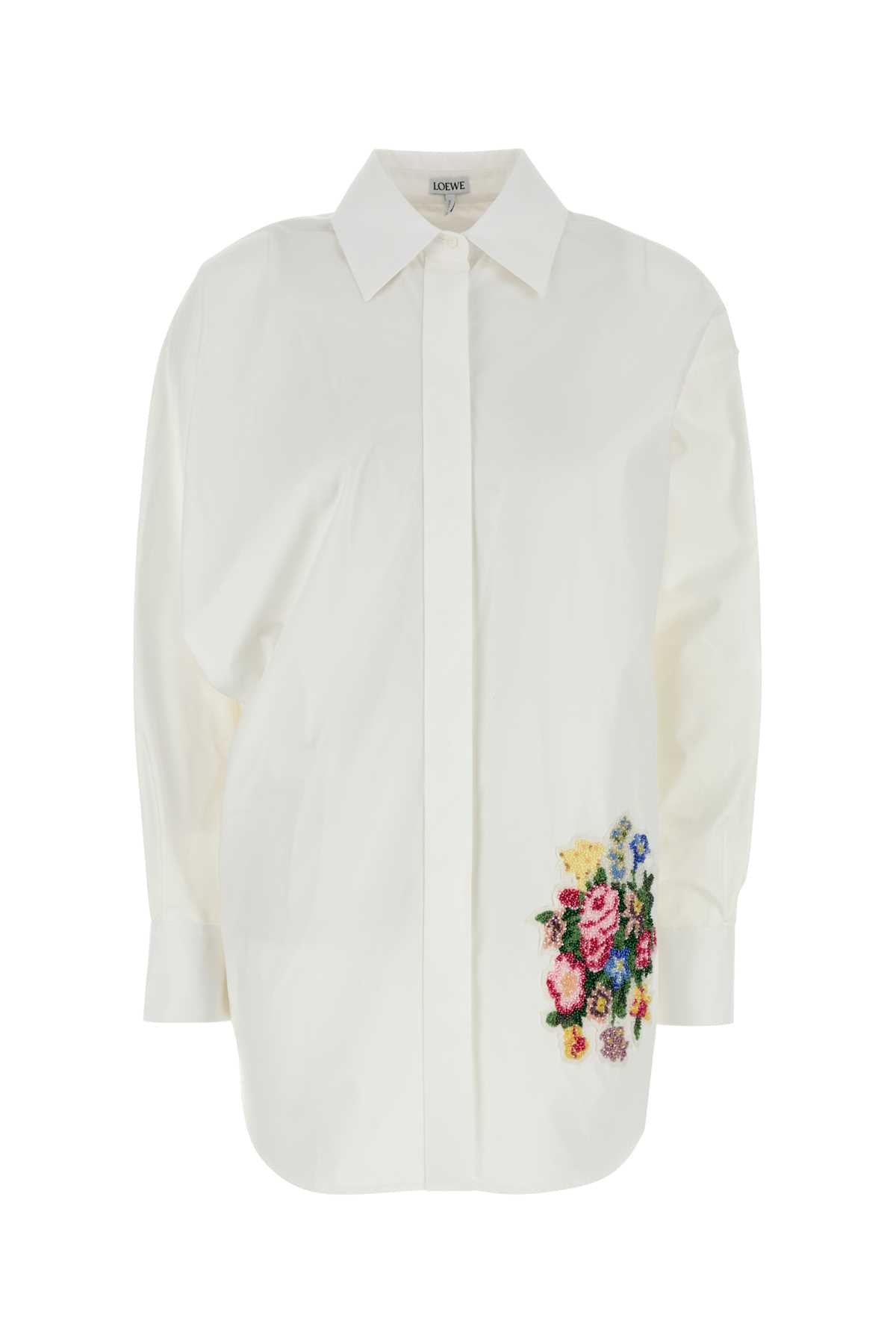 White Poplin Shirt Exterior: Cotton Camicie