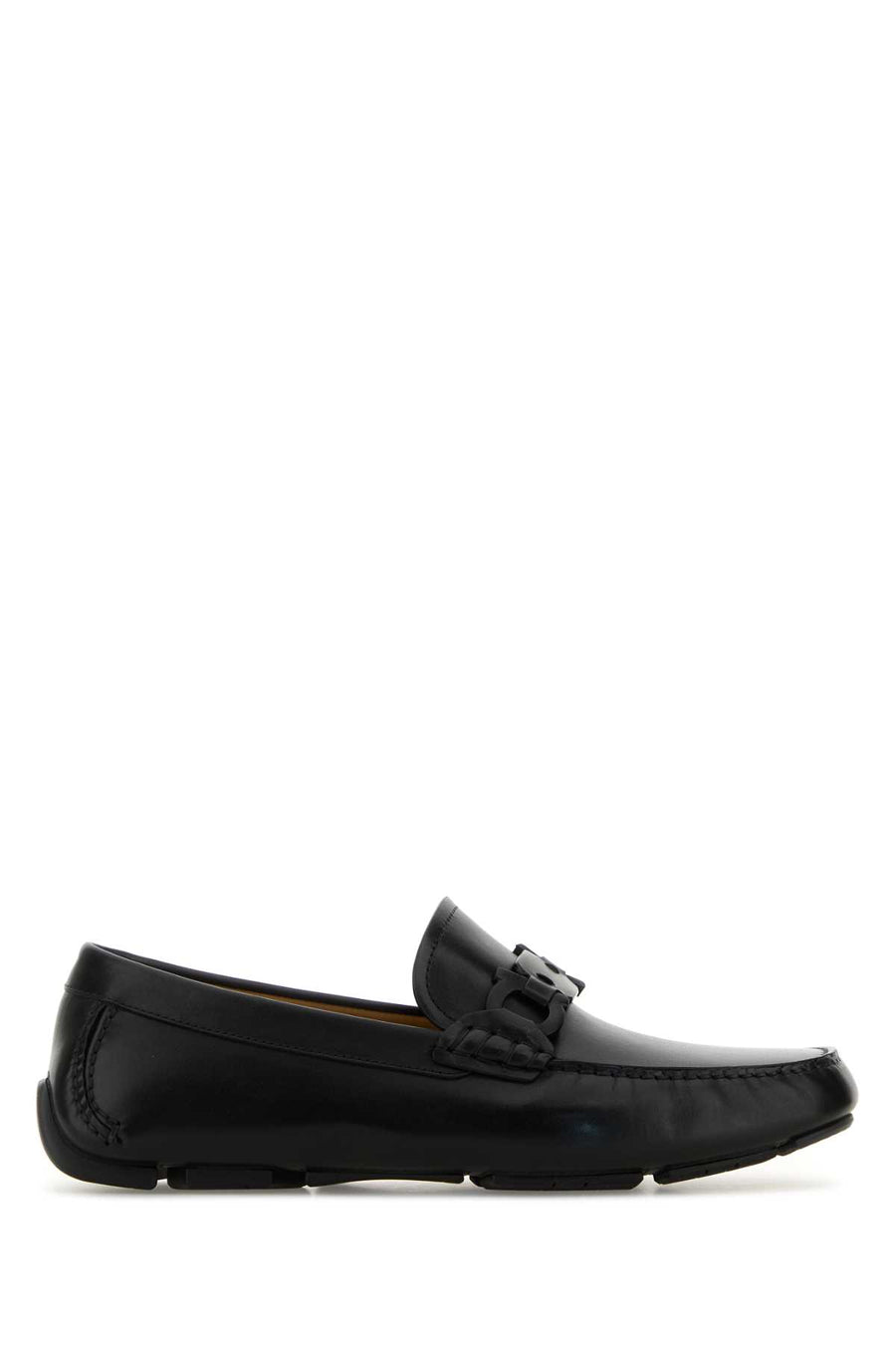 Ferragamo Exterior: 100% Calf Leather loafer in black