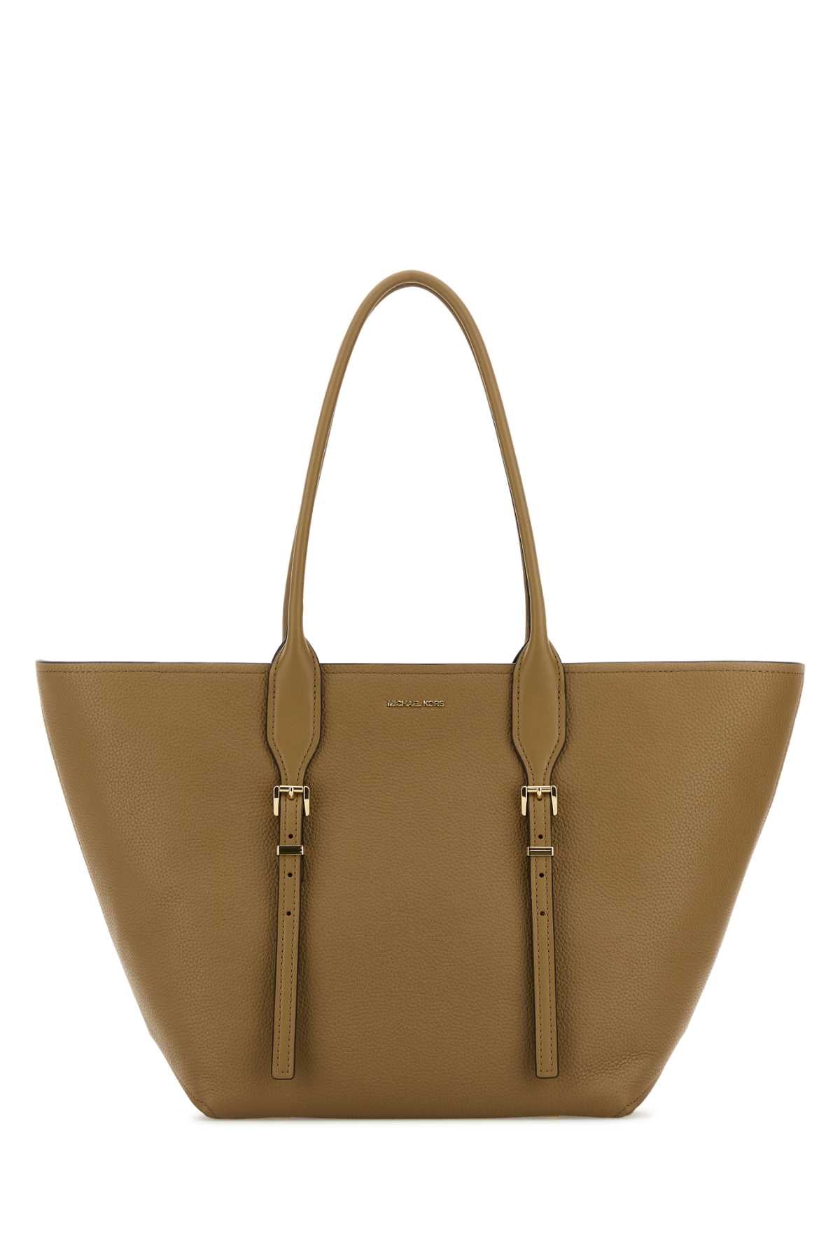 Cappuccino Leather Moore Shopping Bag Husk Borse A Mano
