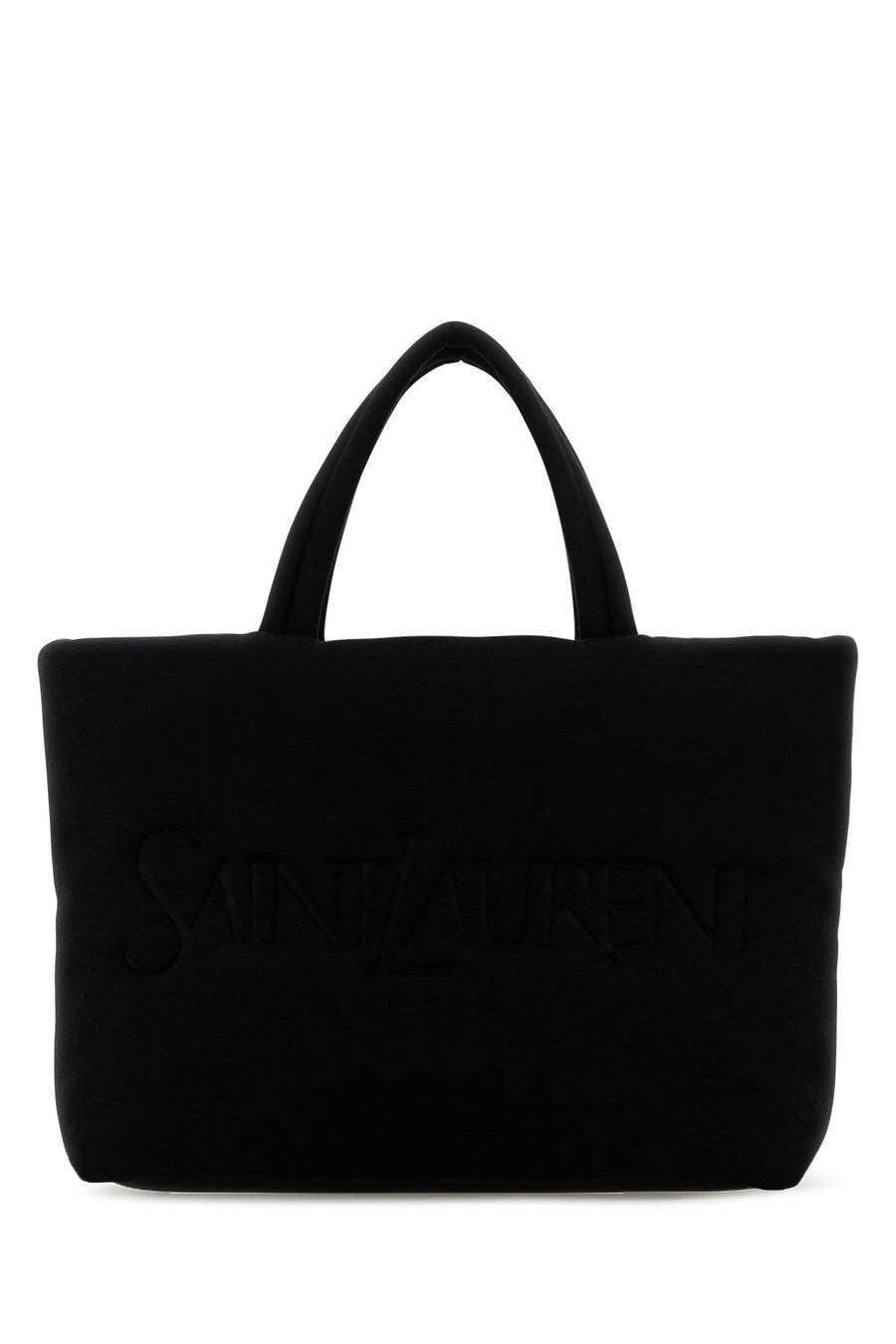 Saint Laurent Velvet tote bag in black