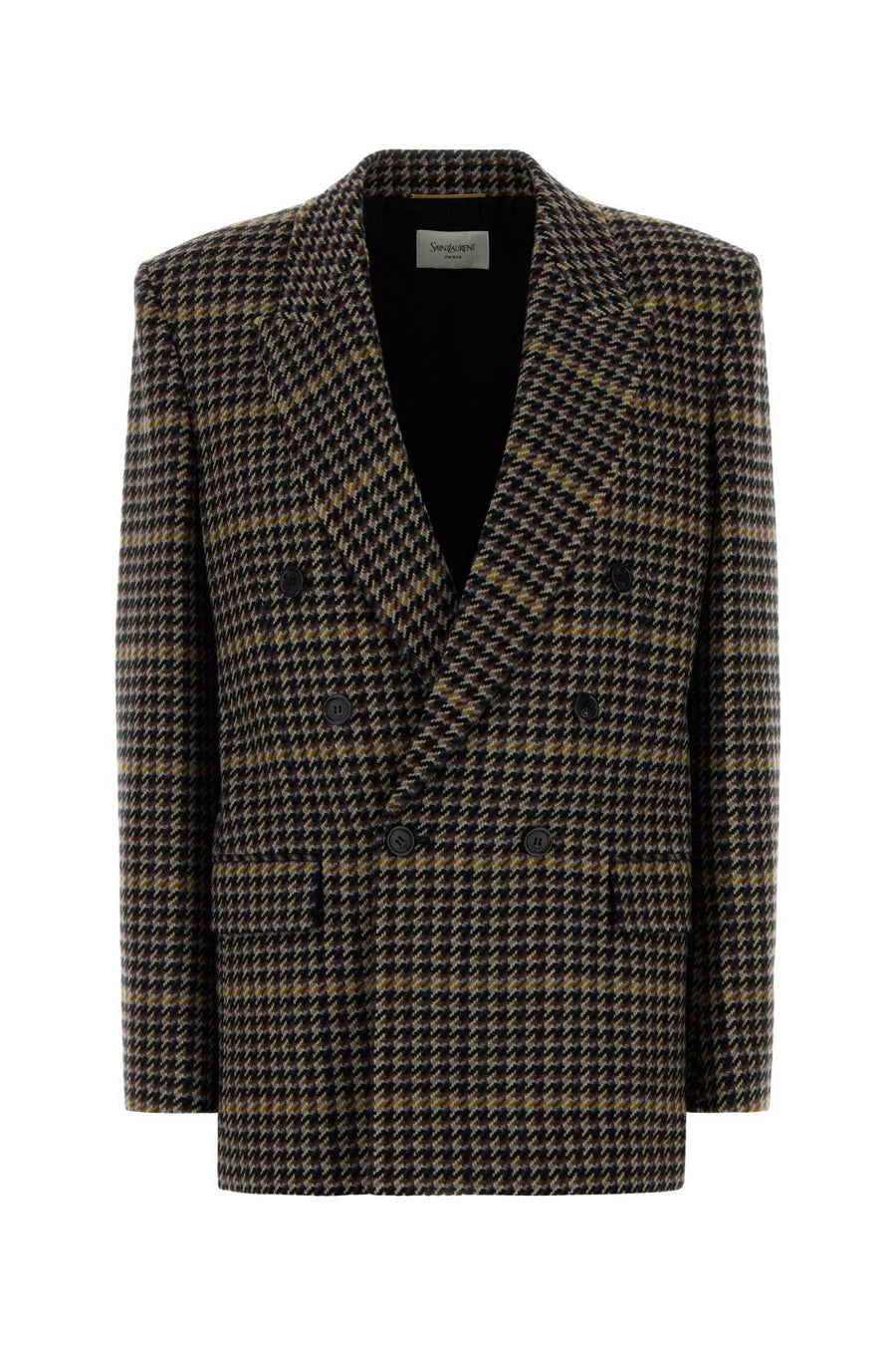 Saint Laurent Exterior: 100% Wool blazer in gray