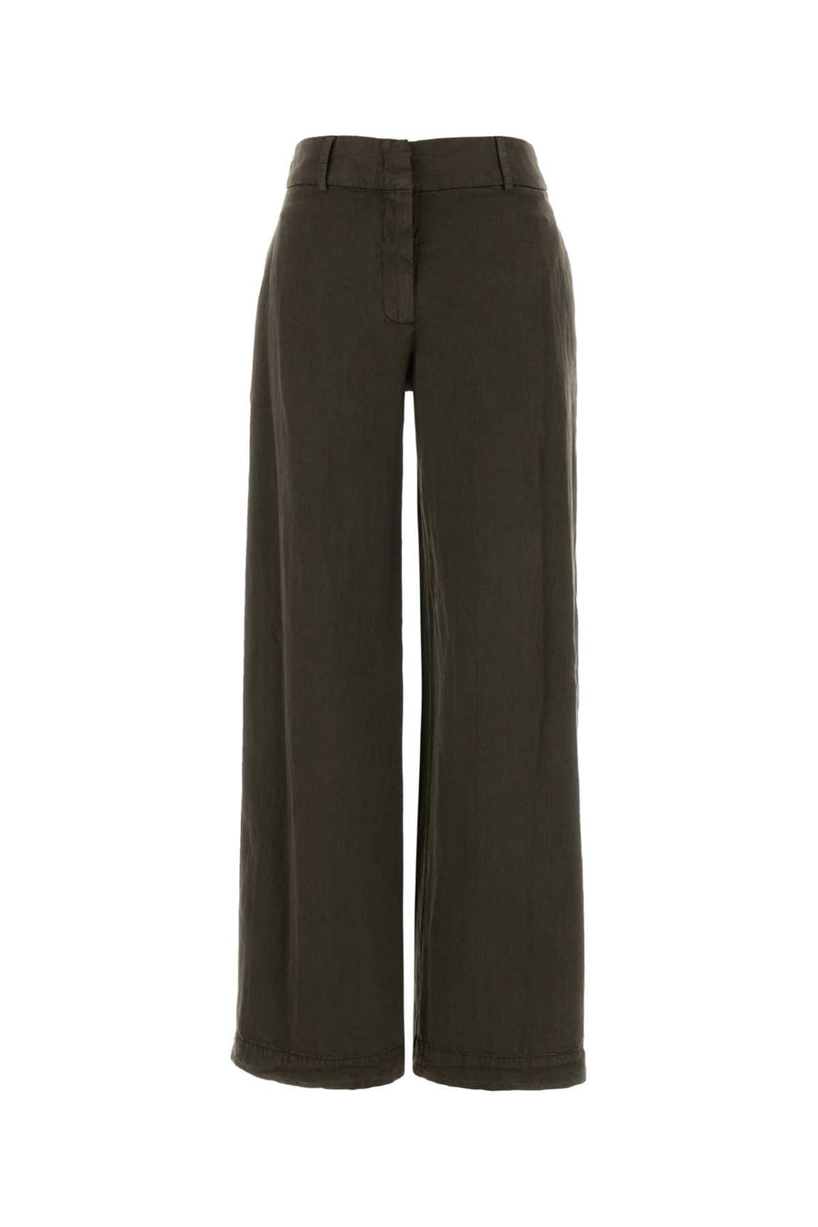 Pt Torino Nicole 59% Lyocell trousers in brown