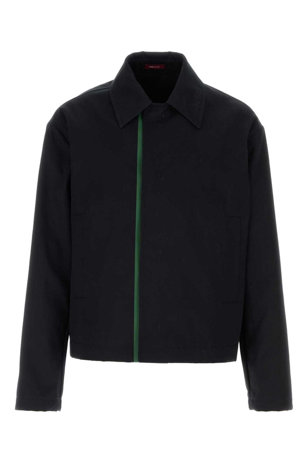 Gucci Gabardine Exterior: 100% Cotton jacket in navy