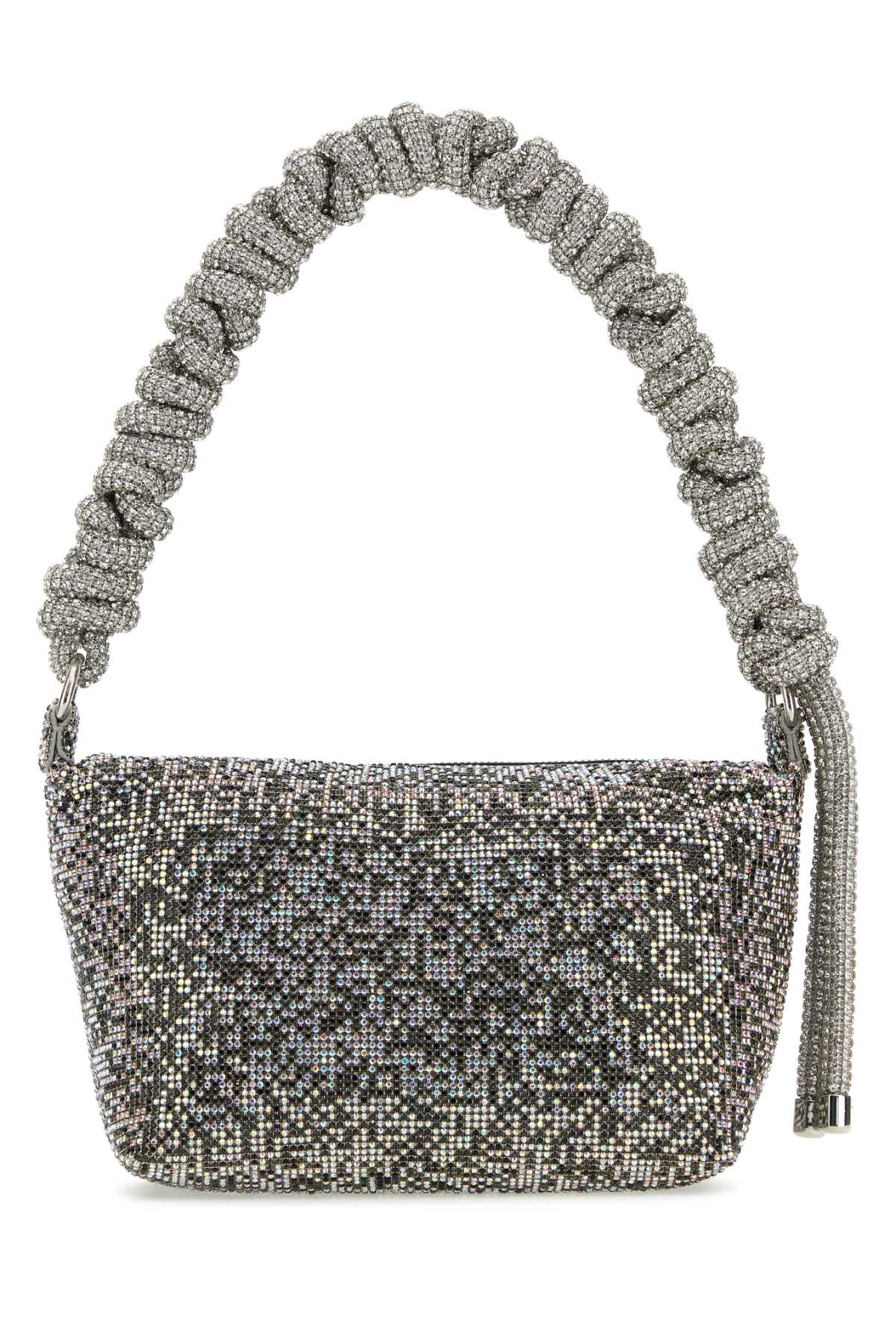 Black Rhinestones Handbag Blackpixel Borse A Mano