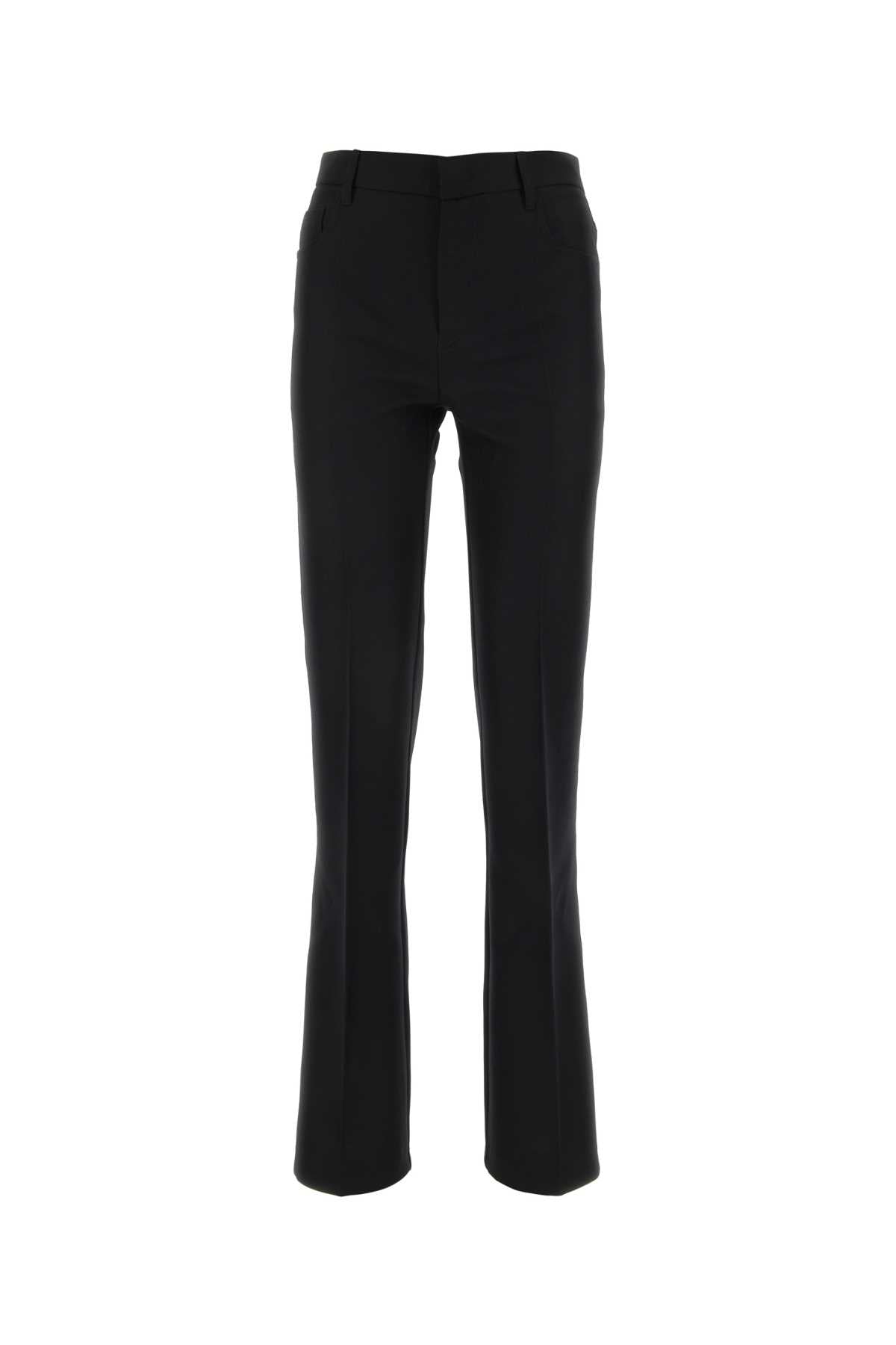 Black Polyester Pant 0555 Exterior: Pantaloni