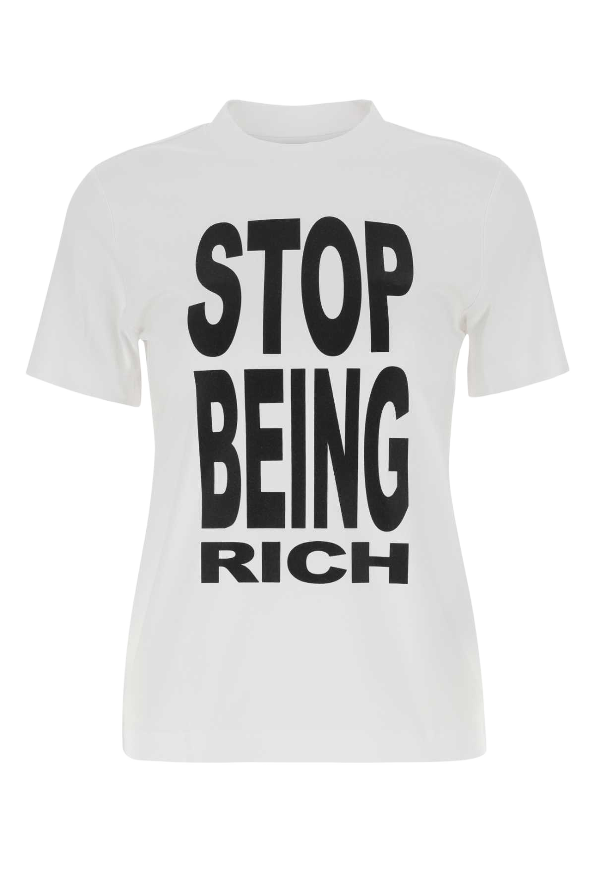 White Cotton T-Shirt Exterior