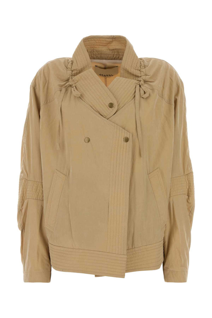 Beige Lyocell Theresa Jacket Desert Giubbini