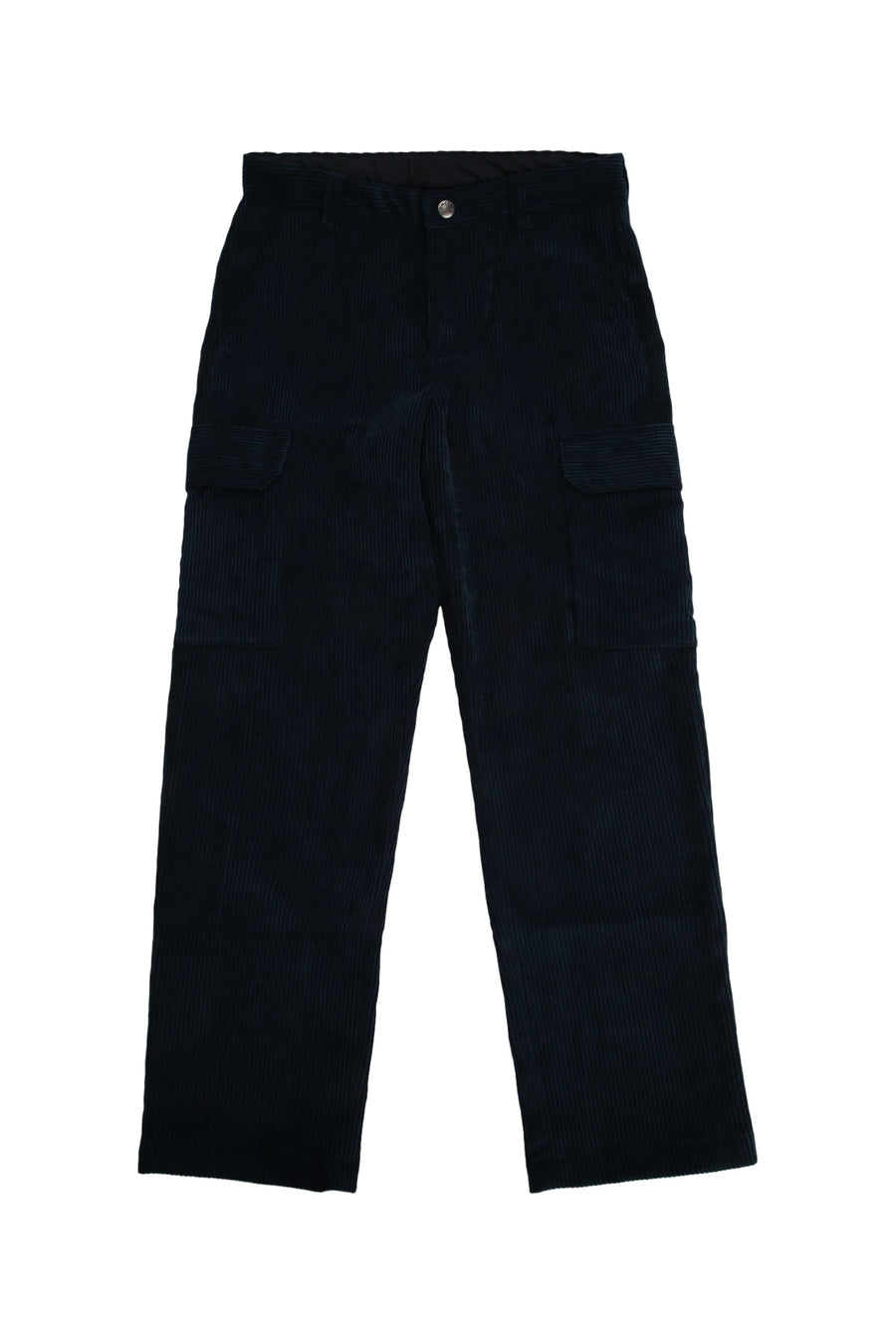 Moncler Jr Corduroy cargo pants in navy